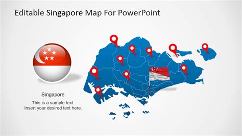 singapore map powerpoint